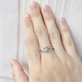 【City Diamond 引雅】『法國甜心』30分 經典鑽石戒指/求婚鑽戒