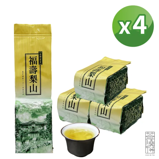 【茶曉得】特等老饕級福壽梨山烏龍茶葉(150gx4包-1斤)