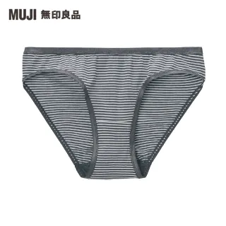 【MUJI 無印良品】女有機棉混彈性天竺無側縫低腰短版內褲(共10色)