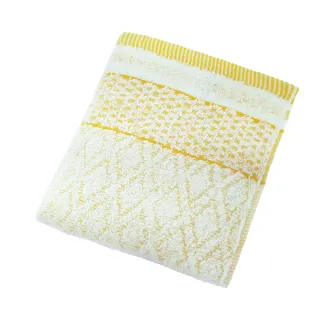 【OKPOLO】台灣製造菱格紋吸水毛巾12入(吸水厚實柔順)