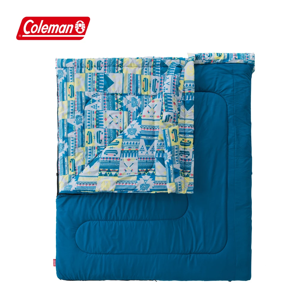 【Coleman】2 IN 1家庭睡袋C5  CM-27257M000(睡袋 露營睡袋 旅行睡袋 保暖睡袋 信封睡袋)