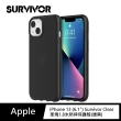 【Griffin】iPhone 13 6.1” Survivor Clear 軍規1.8米防摔保護殼 透黑(iPhone 13 保護殼)