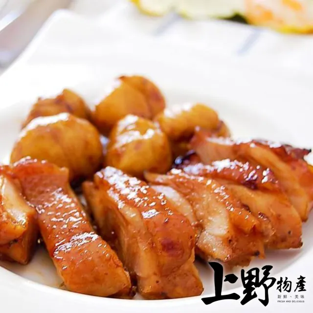 【上野物產 年菜】香甜吮指蜜汁雞腿排 x12片(100g±10%/片 雞排  去骨雞腿排)
