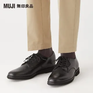 【MUJI 無印良品】男棉混直紋商務直角襪25~27cm(共3色)