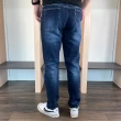 【Last Taiwan Jeans 最後一件台灣牛仔褲】經典硬挺Slim修身直筒褲 ft.重工藝(深藍)