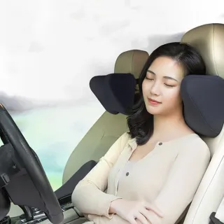 3D立體記憶棉汽車頸枕(車用頭枕 車用靠枕 護頸頭枕)