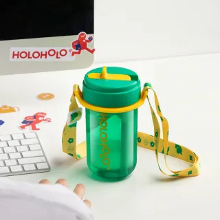 【Holoholo】Tonton Cup 吸管隨行杯 背帶組合－450ml／6色(環保杯)