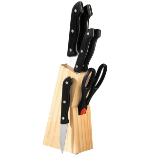 木製刀座+刀具6件