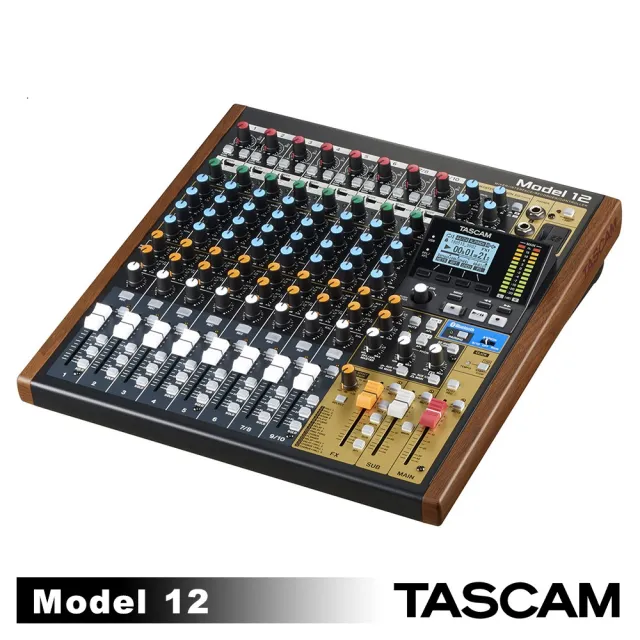 【TASCAM】Model 12 多軌道藍牙混音器 錄音介面 USB音頻接口(公司貨 福利品)