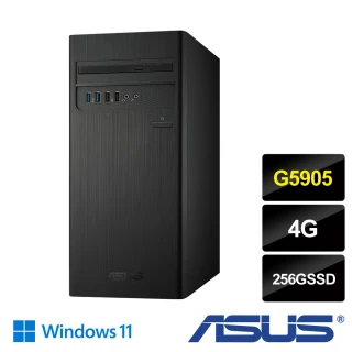 【ASUS 華碩】H-S500TC 雙核SSD桌上型電腦(G59054G256G SSDW11三年保固)