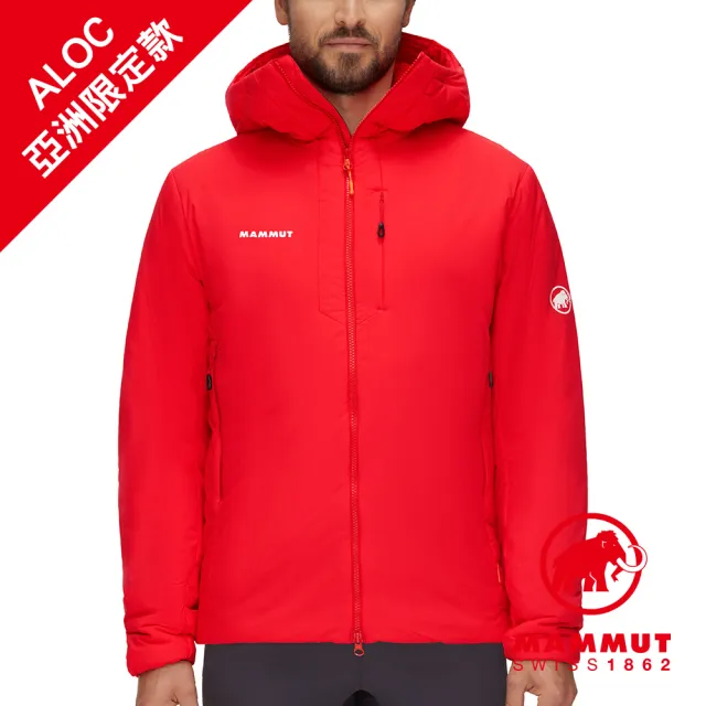 【Mammut 長毛象】Rime IN Flex Hooded Jacket AF Men 化纖外套 辛辣紅/岩漿紅 男款 #1013-02110