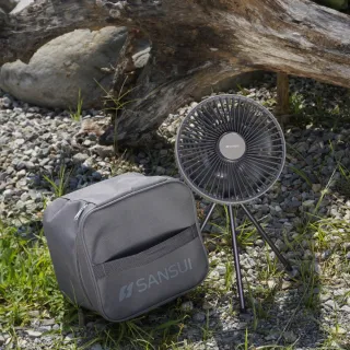 【SANSUI 山水】戶外充電式露營風扇 隨行風扇 循環扇(SHF-W55)
