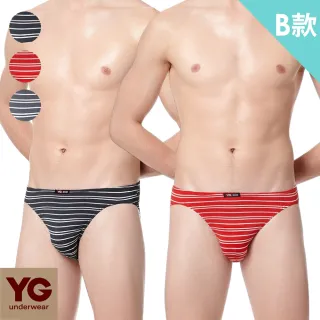 【YG  天鵝內衣】親膚柔感彈性三角褲6件組(魅力塑型-男內褲/三款可選)