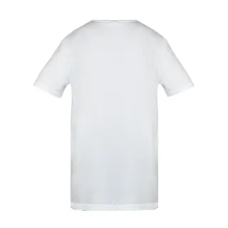 【RALPH LAUREN】POLO色塊印花圓領短袖T恤(白)