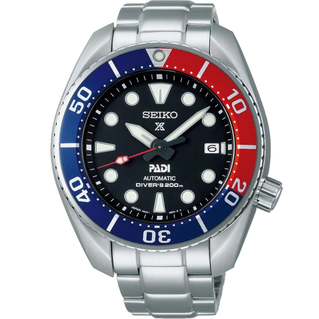 【SEIKO 精工】Prospex SCUBA PADI 潛水機械錶-45mm(SPB181J1/6R35-00R0R)