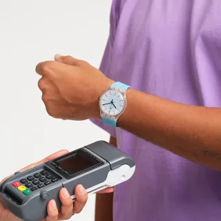 【SWATCH】New Gent 原創系列手錶BLUE DAZE 深海凝視(41mm)