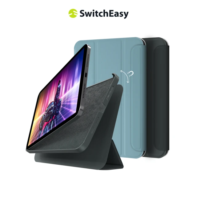 第03名 【魚骨牌 SwitchEasy】iPad mini 6 8.3吋 Origami+ 多角度支架折疊式保護套(iPad mini 保護殼)