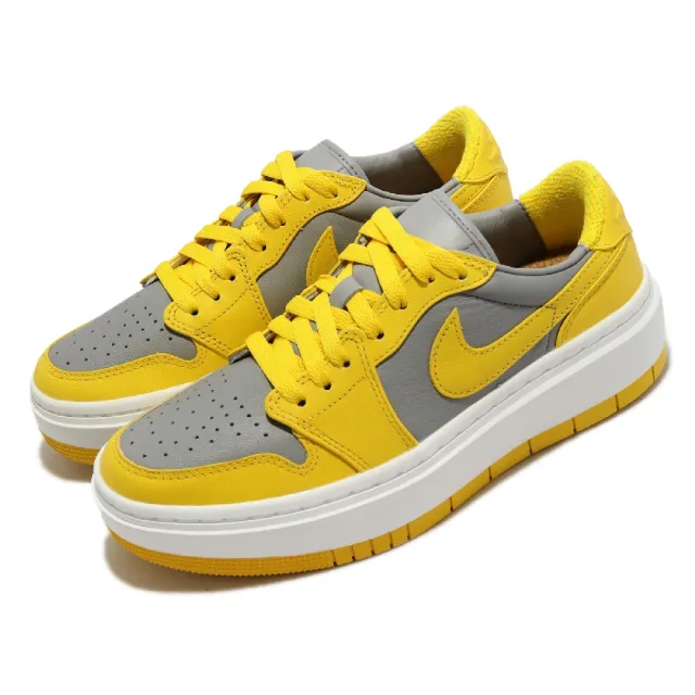 NIKE 耐吉】休閒鞋Wmns Air Jordan Elevate Low 女鞋黃灰厚底AJ1 喬丹(DH7004-017) momo購物網- 好評推薦-2023年7月