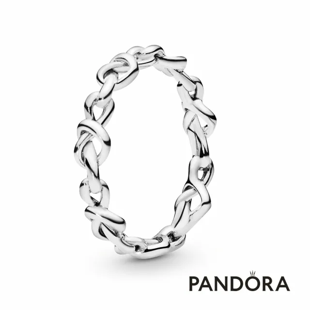 【Pandora官方直營】愛心扭結戒指