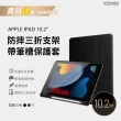 三折筆槽殼+鋼化保貼組【Apple 蘋果】2021 iPad 9 (10.2吋/Wi-Fi/64G)