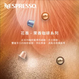 【Nespresso】Ethiopia衣索比亞咖啡膠囊_兼具清新花香及鮮明果香(10顆/條;僅適用於Nespresso膠囊咖啡機)
