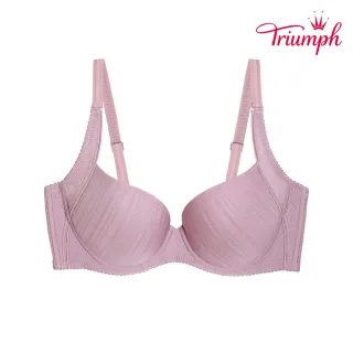 【Triumph 黛安芬】風格自在系列 涼感無痕透氣軟鋼圈 B-E罩杯內衣(粉紫色)