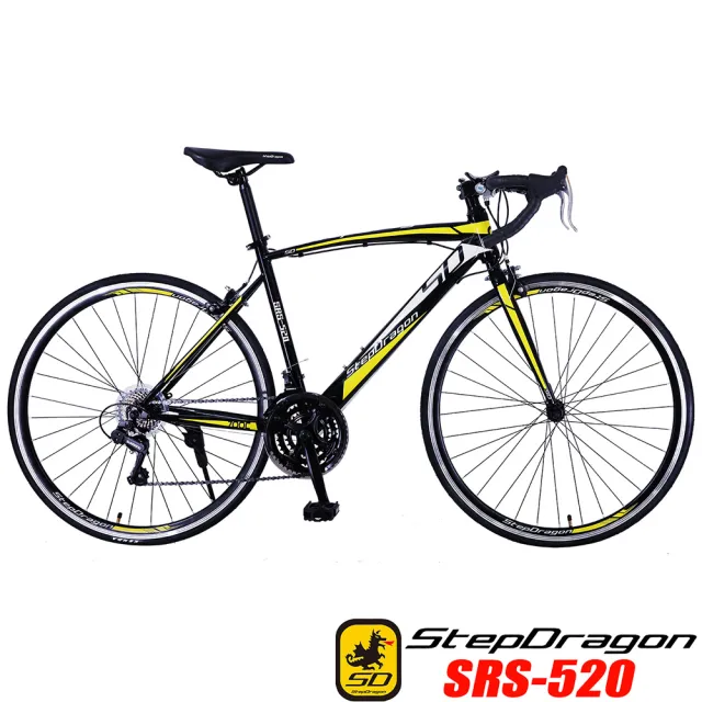 【StepDragon】SRS-520 搭配 SHIMANO 21速 高碳鋼彎把公路車(100%組裝出貨)