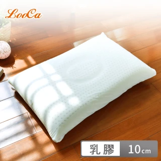 【LooCa】防蹣舒鼾乳膠枕(1入)