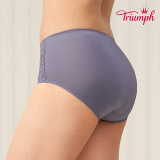 【Triumph 黛安芬】美型嚴選系列 包臀高腰三角內褲 M-EEL(暮光藍)