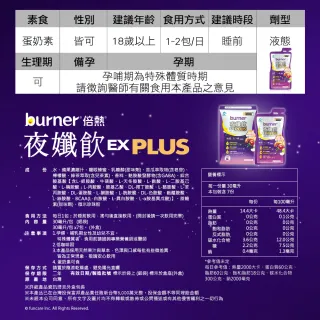 【船井burner倍熱】夜孅飲EX PLUS 3盒組(快速)