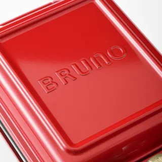 【日本BRUNO】熱壓三明治鬆餅機(紅色)
