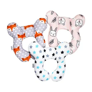 【JoyNa】新生兒枕頭 寶寶U型枕 嬰兒推車固定枕 汽座護頭枕(嬰兒枕)