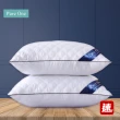 【Pure One】買一送一 七星飯店菱格紋 羽絲絨枕(枕頭)