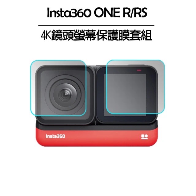 【Insta360】ONE R/RS 4K鏡頭螢幕保護膜套組(副廠)