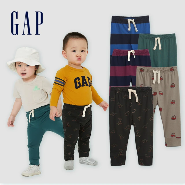 【GAP】嬰兒 布萊納系列 印花內搭褲(429310-恐龍印花)