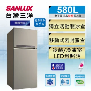 ◆580公升一級能效變頻雙門冰箱(SR-C580BV1B)