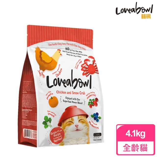 【Loveabowl 囍碗】全齡貓無穀天然糧 雞肉(4.1KG)