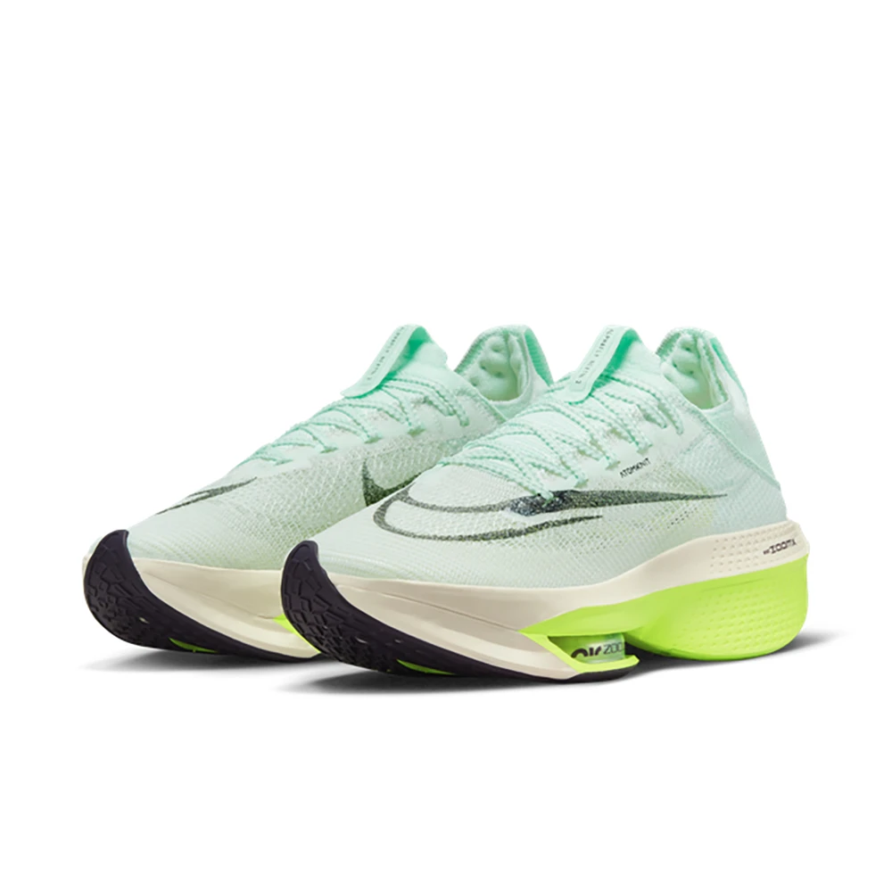 NIKE 耐吉】慢跑鞋運動鞋NIKE AIR ZOOM ALPHAFLY NEXT% 2 男鞋綠黃