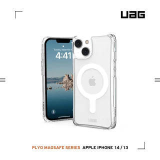 【UAG】iPhone 14 MagSafe 耐衝擊保護殼-極透明(UAG)