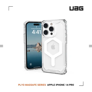 【UAG】iPhone 14 Pro MagSafe 耐衝擊保護殼-極透明(UAG)