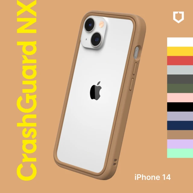 【RHINOSHIELD 犀牛盾】iPhone 14 6.1吋 CrashGuard NX 模組化防摔邊框手機保護殼(獨家耐衝擊材料)