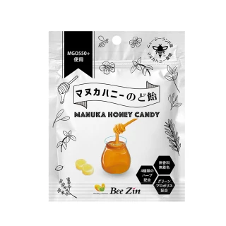 【BeeZin 康萃】瑞莎代言日本麥蘆卡蜂蜜潤喉糖(10顆/包)