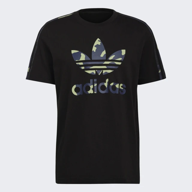 adidas 愛迪達【adidas 愛迪達】Camo Infill Tee 男 短袖 上衣 T恤 運動 休閒 舒適 迷彩 愛迪達 黑(HF4888)