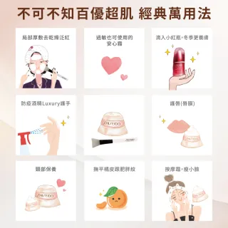 【SHISEIDO 資生堂國際櫃】百優精純乳霜75mL+50mL(No.1 乳霜王)