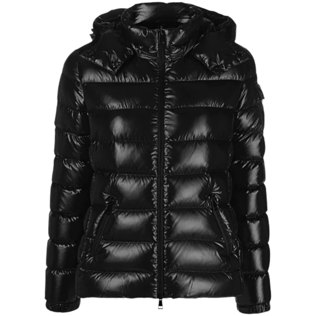 【MONCLER】女款 Bady系列 亮面連帽羽絨外套-黑色(1號USA-S、2號USA-M)