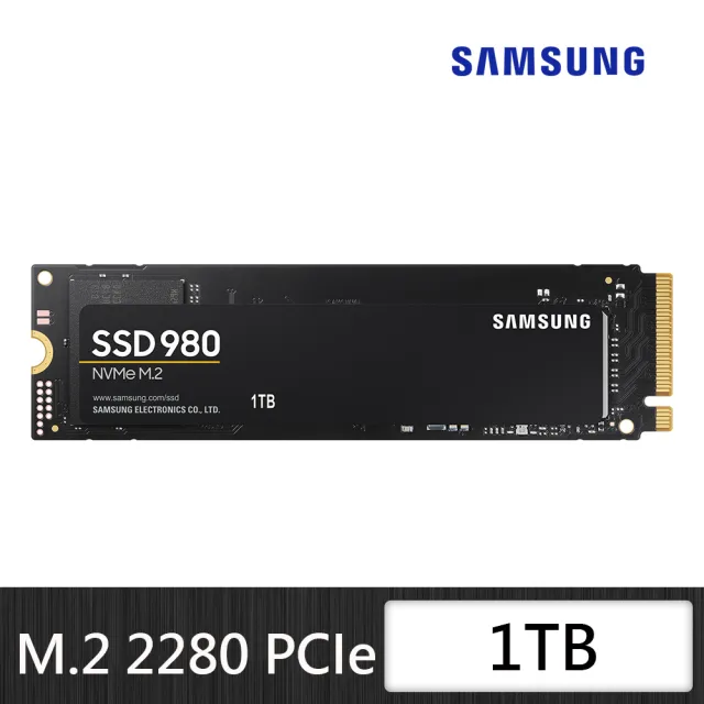 SAMSUNG 三星】980 1TB NVMe M.2 2280 PCIe 固態硬碟(MZ-V8V1T0BW) - momo購物網