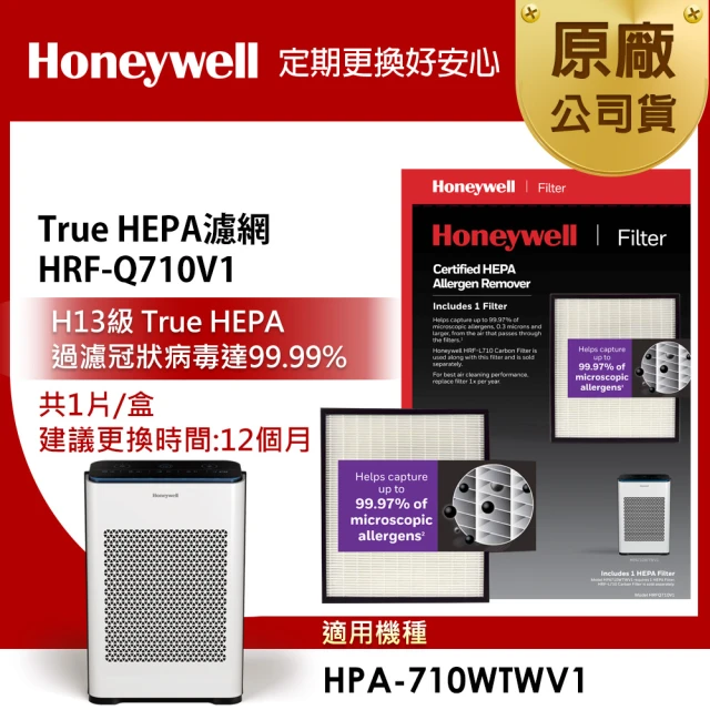 【美國Honeywell】H13級 True HEPA濾網(HRF-Q710V1)