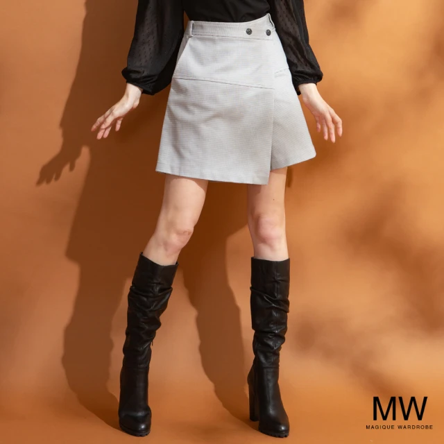 MAGIQUE WARDROBE【MAGIQUE WARDROBE】格紋A字短褲裙(2色)
