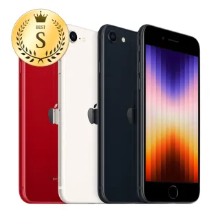 【Apple 蘋果】S級福利品 iPhone SE 3 128 4.7吋(電池91% 外觀9成7新 原廠外盒保)