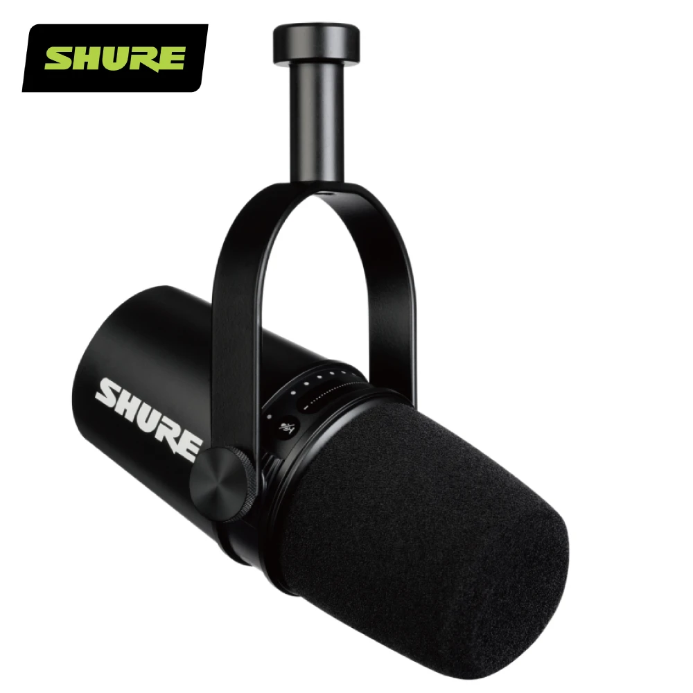 【SHURE】MOTIV MV7 數位動圈式麥克風 USB及XLR接頭(iOSAndroidMacPC適用 Podcast 直播 會議 廣播)